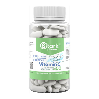 Stark Vitamin C Sodium Ascorbate 500mg - 100 tabs Stark Vitamin C Sodium Ascorbate 500mg - 100 tabs