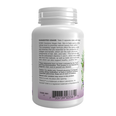 Vegan Hair, Skin & Nails - 90 vcaps Vegan Hair, Skin & Nails - 90 vcaps