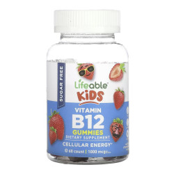 Vitamin B12 Kids Sugar Free - 60 gummies (До 01.27) Vitamin B12 Kids Sugar Free - 60 gummies (До 01.27)