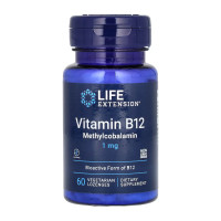 Vitamin B12 Methylcobalamin 1 mg - 60 vcaps Vitamin B12 Methylcobalamin 1 mg - 60 vcaps
