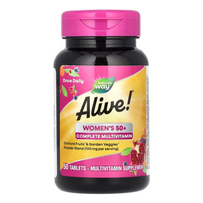 Women's 50+ Complete Multivitamin - 50 tabs (Пошкоджена банка) Women's 50+ Complete Multivitamin - 50 tabs (Пошкоджена банка)