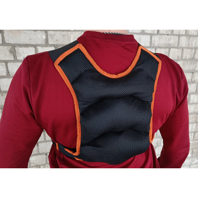 Жилет-обтяжувач EasyFit JetPack 10 кг з металевими кульками Жилет-обтяжувач EasyFit JetPack 10 кг з металевими кульками