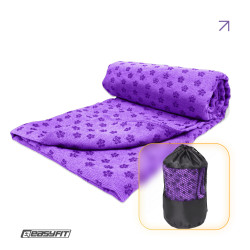 Рушник для йоги EasyFit Yoga Mat Towel з мікрофібри (Фіолетовий) Рушник для йоги EasyFit Yoga Mat Towel з мікрофібри (Фіолетовий)