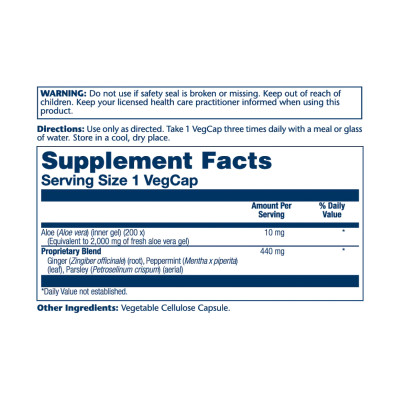 Aloe Vera Gel 10mg - 100 vcaps Aloe Vera Gel 10mg - 100 vcaps