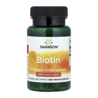 Biotin 5000mcg - 100 caps (Пошкоджена етикетка) Biotin 5000mcg - 100 caps (Пошкоджена етикетка)