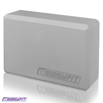 Блок для йоги EasyFit EVA Сірий Блок для йоги EasyFit EVA Сірий