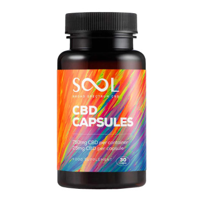 Broad Spectrum CBD Gel Capsules 750mg - 30 caps Broad Spectrum CBD Gel Capsules 750mg - 30 caps
