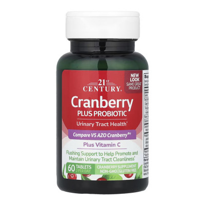 Cranberry + Probiotic - 60 tabs (Пошкоджена банка) Cranberry + Probiotic - 60 tabs (Пошкоджена банка)