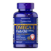 Double Strength Omega-3 Fish Oil 1200mg/600mg Omega-3 - 90 sgels Double Strength Omega-3 Fish Oil 1200mg/600mg Omega-3 - 90 sgels