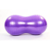 М'яч для фітнеса EasyFit Peanut 45х90 см фіолетовий (фітбол горіх-арахіс) М'яч для фітнеса EasyFit Peanut 45х90 см фіолетовий (фітбол горіх-арахіс)