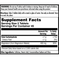 Magnesium Malate 400mg - 90 tabs Magnesium Malate 400mg - 90 tabs