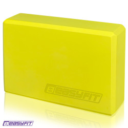 Блок для йоги EasyFit EVA Жовтий Блок для йоги EasyFit EVA Жовтий