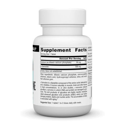 L-Carnosine 500 mg - 30 tabs L-Carnosine 500 mg - 30 tabs