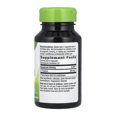 L-Theanine - 60 vcaps L-Theanine - 60 vcaps