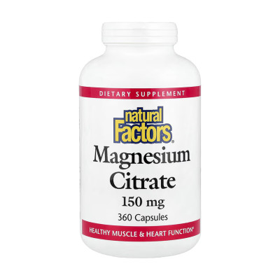 Magnesium Citrate 150mg - 360 caps Magnesium Citrate 150mg - 360 caps