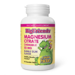 Magnesium Citrate 50mg - 60 tabs Bubble Gum Magnesium Citrate 50mg - 60 tabs Bubble Gum