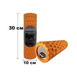 Масажний ролер EasyFit Grid Roller Mini 30 см помаранчевий Масажний ролер EasyFit Grid Roller Mini 30 см помаранчевий