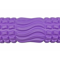 Масажний ролик EasyFit Wavyspines 33 см Фіолетовий Масажний ролик EasyFit Wavyspines 33 см Фіолетовий