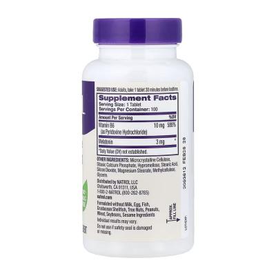 Melatonin 3mg - 100 tabs Melatonin 3mg - 100 tabs