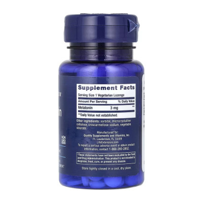 Melatonin 3mg - 60 vegetarian lozenges Melatonin 3mg - 60 vegetarian lozenges