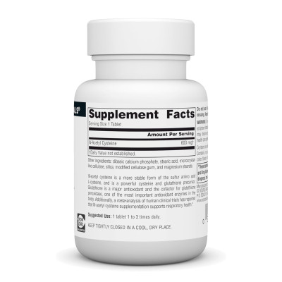 N-Acetyl Cysteine 600mg - 30 tabs N-Acetyl Cysteine 600mg - 30 tabs