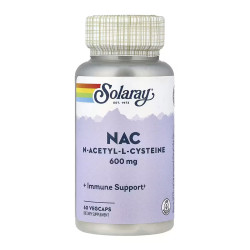 NAC (N-Acetyl-L-Cysteine) 600mg - 60 vcaps NAC (N-Acetyl-L-Cysteine) 600mg - 60 vcaps