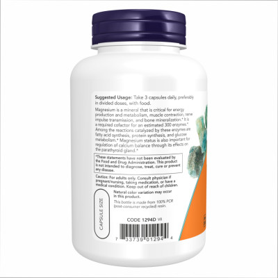 Magnesium Citrate - 120 caps Magnesium Citrate - 120 caps