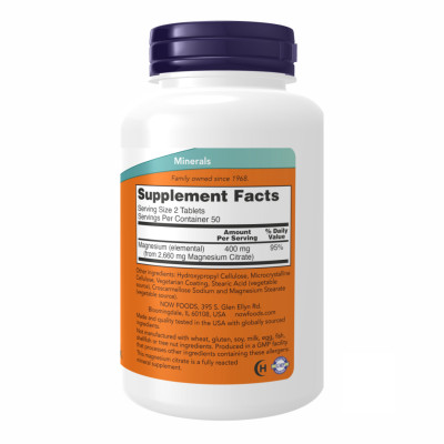 Magnesium Citrate 200mg - 100 tabs Magnesium Citrate 200mg - 100 tabs
