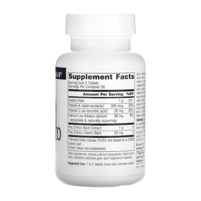 Pau D'Arco Extract 500mg - 100 tabs Pau D'Arco Extract 500mg - 100 tabs