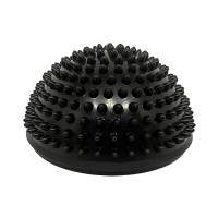 Півсфера масажна кіндербол EasyFit 16 см м'яка чорна Півсфера масажна кіндербол EasyFit 16 см м'яка чорна
