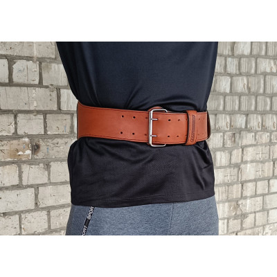 Пояс атлетичний EasyFit DeciBelt (шкіра) коричневий XL Пояс атлетичний EasyFit DeciBelt (шкіра) коричневий XL