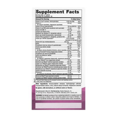 Prenatal Multivitamin - 60 tabs Prenatal Multivitamin - 60 tabs