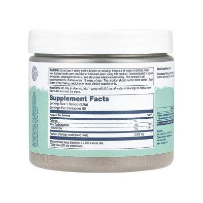 Psyllium Husk Fiber Powder - 175g Unflavored Psyllium Husk Fiber Powder - 175g Unflavored