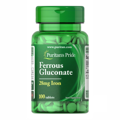 Ferrous Gluconate (28 mg Iron ) - 100 Tablets Ferrous Gluconate (28 mg Iron ) - 100 Tablets