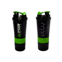 Шейкер спортивний EasyFit Spider 0,5 л Чорно-зелений Шейкер спортивний EasyFit Spider 0,5 л Чорно-зелений