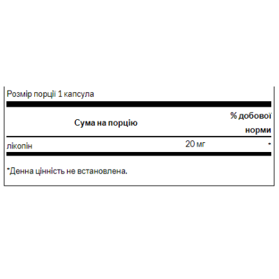 Lycopene 20 mg - 60softgel