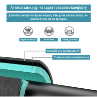 Розсувний розпірний турнік EasyFit BlueGymBar 70-95 см Розсувний розпірний турнік EasyFit BlueGymBar 70-95 см