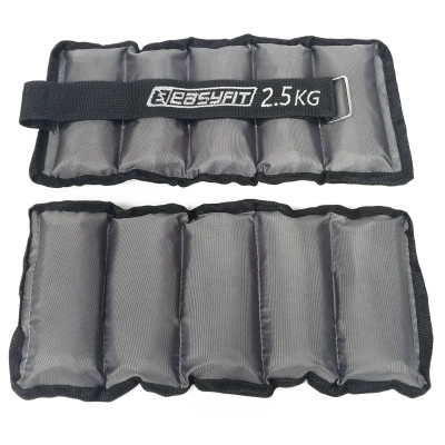 Обтяжувачі для ніг та рук з металом EasyFit Metal 2,5 кг (пара) Обтяжувачі для ніг та рук з металом EasyFit Metal 2,5 кг (пара)