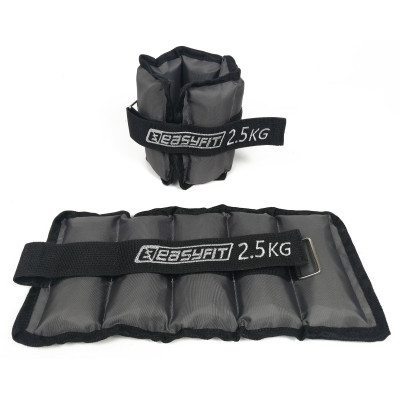 Обтяжувачі для ніг та рук з металом EasyFit Metal 2,5 кг (пара) Обтяжувачі для ніг та рук з металом EasyFit Metal 2,5 кг (пара)