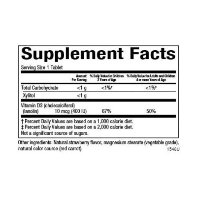 Vitamin D3 10 mcg (400 IU) - 250 tabs Berry Bunch Vitamin D3 10 mcg (400 IU) - 250 tabs Berry Bunch