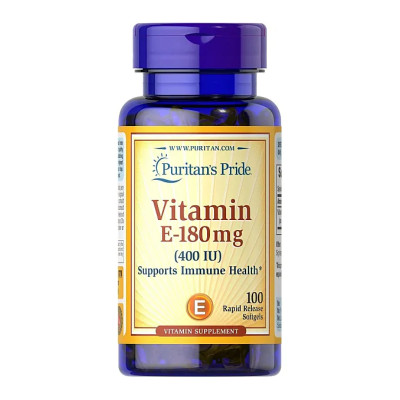 Vitamin E-180mg 400 IU - 100 softgels Vitamin E-180mg 400 IU - 100 softgels