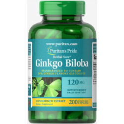 Ginkgo Biloba Standardized Extract 120mg - 200caps Ginkgo Biloba Standardized Extract 120mg - 200caps