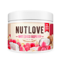 Nutlove White Chocolate Raspberry - 500g Almond Coconut Nutlove White Chocolate Raspberry - 500g Almond Coconut