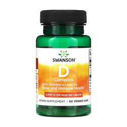 D Complex D2 abd D3 2000iu(50mcg) - 60caps D Complex D2 abd D3 2000iu(50mcg) - 60caps