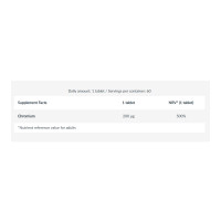 Chromium Picolinate - 60 tabs Chromium Picolinate - 60 tabs