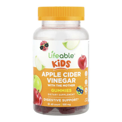 Apple Cider Vinegar with the Mother Kids - 60 gummies (До 06.26) Apple Cider Vinegar with the Mother Kids - 60 gummies (До 06.26)