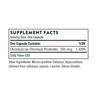 Chromium Picolinate - 60 caps Chromium Picolinate - 60 caps