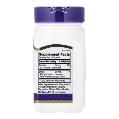 DHEA 25 mg - 90 caps DHEA 25 mg - 90 caps