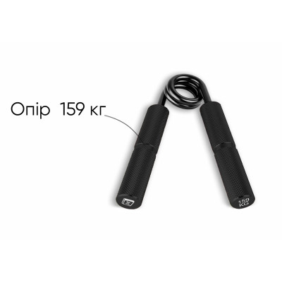 Кистьовий еспандер EasyFit Hand Grip PRO 159 кг чорний (350 lb) Кистьовий еспандер EasyFit Hand Grip PRO 159 кг чорний (350 lb)