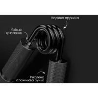 Кистьовий еспандер EasyFit Hand Grip PRO 159 кг чорний (350 lb) Кистьовий еспандер EasyFit Hand Grip PRO 159 кг чорний (350 lb)